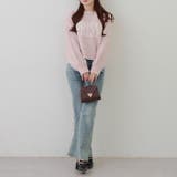 モール配色ラインロゴニット | RMAF　NICE CLAUP / OLIVE des OLIVE | 詳細画像4 