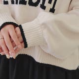 モール配色ラインロゴニット | RMAF　NICE CLAUP / OLIVE des OLIVE | 詳細画像33 