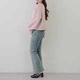 モール配色ラインロゴニット | RMAF　NICE CLAUP / OLIVE des OLIVE | 詳細画像6 