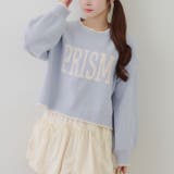 サックス | モール配色ラインロゴニット | RMAF　NICE CLAUP / OLIVE des OLIVE