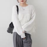 チュール付ラメニット | NICE CLAUP / OLIVE des OLIVE　OUTLET | 詳細画像2 