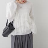 チュール付ラメニット | NICE CLAUP / OLIVE des OLIVE　OUTLET | 詳細画像4 