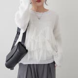 チュール付ラメニット | NICE CLAUP / OLIVE des OLIVE　OUTLET | 詳細画像5 