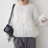 チュール付ラメニット | NICE CLAUP / OLIVE des OLIVE　OUTLET | 詳細画像7 