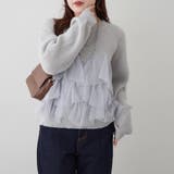 チュール付ラメニット | NICE CLAUP / OLIVE des OLIVE　OUTLET | 詳細画像17 