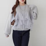 チュール付ラメニット | NICE CLAUP / OLIVE des OLIVE　OUTLET | 詳細画像19 