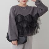 チュール付ラメニット | NICE CLAUP / OLIVE des OLIVE　OUTLET | 詳細画像24 