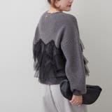 チュール付ラメニット | NICE CLAUP / OLIVE des OLIVE　OUTLET | 詳細画像28 