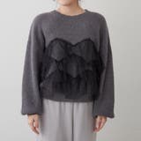 チュール付ラメニット | NICE CLAUP / OLIVE des OLIVE　OUTLET | 詳細画像33 