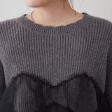 チュール付ラメニット | NICE CLAUP / OLIVE des OLIVE　OUTLET | 詳細画像35 