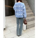 ベロアモールたっぷりハートニット | NICE CLAUP / OLIVE des OLIVE　OUTLET | 詳細画像12 