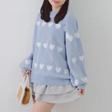 ベロアモールたっぷりハートニット | NICE CLAUP / OLIVE des OLIVE　OUTLET | 詳細画像14 