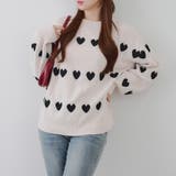 ベロアモールたっぷりハートニット | NICE CLAUP / OLIVE des OLIVE　OUTLET | 詳細画像32 