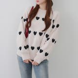 ベロアモールたっぷりハートニット | NICE CLAUP / OLIVE des OLIVE　OUTLET | 詳細画像34 