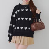 ベロアモールたっぷりハートニット | NICE CLAUP / OLIVE des OLIVE　OUTLET | 詳細画像41 