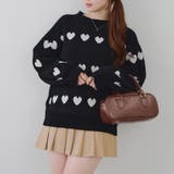 ベロアモールたっぷりハートニット | NICE CLAUP / OLIVE des OLIVE　OUTLET | 詳細画像44 