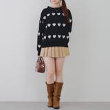 ベロアモールたっぷりハートニット | NICE CLAUP / OLIVE des OLIVE　OUTLET | 詳細画像47 