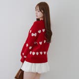 ベロアモールたっぷりハートニット | NICE CLAUP / OLIVE des OLIVE　OUTLET | 詳細画像52 