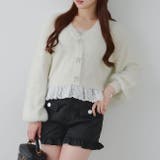 【5色展開】裾レースリボン釦カーディガン | RMAF　NICE CLAUP / OLIVE des OLIVE | 詳細画像10 