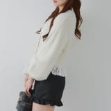 【5色展開】裾レースリボン釦カーディガン | RMAF　NICE CLAUP / OLIVE des OLIVE | 詳細画像12 