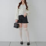 【5色展開】裾レースリボン釦カーディガン | RMAF　NICE CLAUP / OLIVE des OLIVE | 詳細画像14 