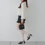 【5色展開】裾レースリボン釦カーディガン | RMAF　NICE CLAUP / OLIVE des OLIVE | 詳細画像15 