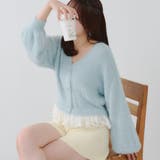 【5色展開】裾レースリボン釦カーディガン | RMAF　NICE CLAUP / OLIVE des OLIVE | 詳細画像19 