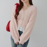 【5色展開】裾レースリボン釦カーディガン | RMAF　NICE CLAUP / OLIVE des OLIVE | 詳細画像20 