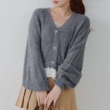 【5色展開】裾レースリボン釦カーディガン | RMAF　NICE CLAUP / OLIVE des OLIVE | 詳細画像29 