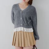 【5色展開】裾レースリボン釦カーディガン | RMAF　NICE CLAUP / OLIVE des OLIVE | 詳細画像31 