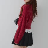 【5色展開】裾レースリボン釦カーディガン | RMAF　NICE CLAUP / OLIVE des OLIVE | 詳細画像6 