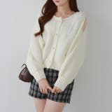 アイボリー | 肩リボンモールプルオーバー | NICE CLAUP / OLIVE des OLIVE OUTLET