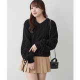 レースアップモールケーブルニット | NICE CLAUP / OLIVE des OLIVE　OUTLET | 詳細画像39 