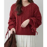 レースアップモールケーブルニット | NICE CLAUP / OLIVE des OLIVE　OUTLET | 詳細画像45 