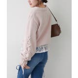 レースアップモールケーブルニット | NICE CLAUP / OLIVE des OLIVE　OUTLET | 詳細画像54 