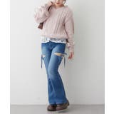 レースアップモールケーブルニット | NICE CLAUP / OLIVE des OLIVE　OUTLET | 詳細画像55 