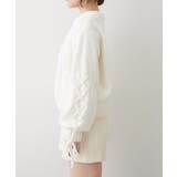 レースアップモールケーブルニット | NICE CLAUP / OLIVE des OLIVE　OUTLET | 詳細画像60 