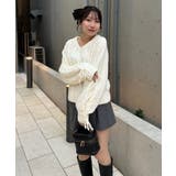 オフ | レースアップモールケーブルニット | NICE CLAUP / OLIVE des OLIVE　OUTLET