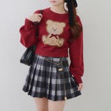 リボンくまさんニット | NICE CLAUP / OLIVE des OLIVE　OUTLET | 詳細画像2 