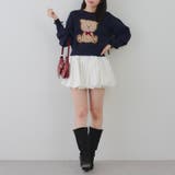 リボンくまさんニット | NICE CLAUP / OLIVE des OLIVE　OUTLET | 詳細画像16 