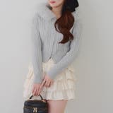 ケーブルファーパーカー | NICE CLAUP / OLIVE des OLIVE　OUTLET | 詳細画像14 