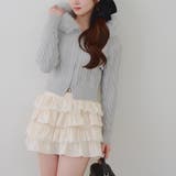 ケーブルファーパーカー | NICE CLAUP / OLIVE des OLIVE　OUTLET | 詳細画像15 