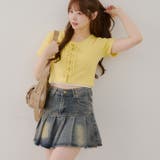 【MARCHES】レースアップテレコT | NICE CLAUP / OLIVE des OLIVE OUTLET | 詳細画像2
