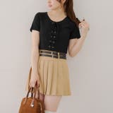 【MARCHES】レースアップテレコT | NICE CLAUP / OLIVE des OLIVE OUTLET | 詳細画像22