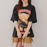 ブラック | くまポーチ付Tシャツ | NICE CLAUP / OLIVE des OLIVE OUTLET