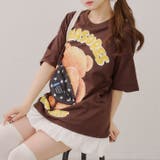 ブラウン | くまポーチ付Tシャツ | NICE CLAUP / OLIVE des OLIVE OUTLET