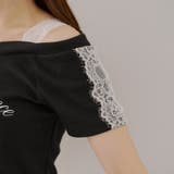 レース付テレコプルオーバー | NICE CLAUP / OLIVE des OLIVE　OUTLET | 詳細画像28 