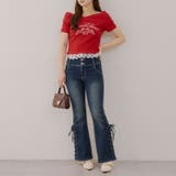 レース付テレコプルオーバー | NICE CLAUP / OLIVE des OLIVE　OUTLET | 詳細画像5 