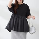 大人ランタン袖ドッキングT | NICE CLAUP / OLIVE des OLIVE OUTLET | 詳細画像3