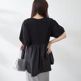 大人ランタン袖ドッキングT | NICE CLAUP / OLIVE des OLIVE OUTLET | 詳細画像9